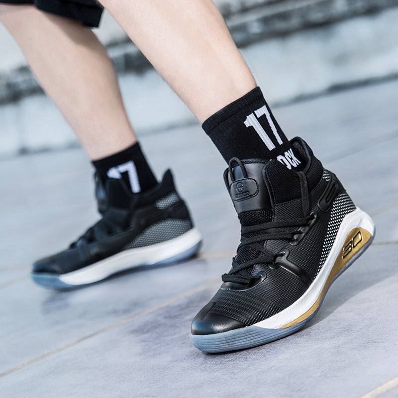 Automne Basketball Chaussures Hommes Combat Ciment Nail Chaussures Rubber Sole Combat Bottes Youth Plus