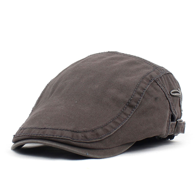 Bouchon casual pour hommes de béret brodé