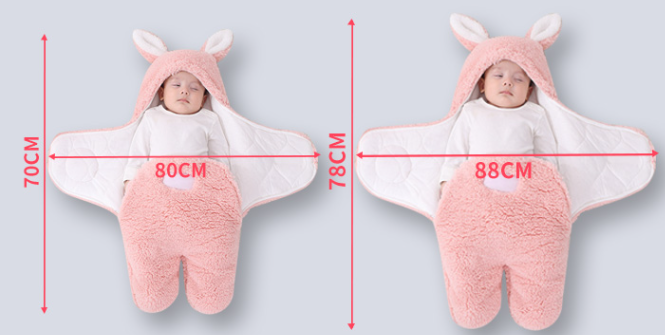 Bébé tenir le nouveau-né épaississant Wrap Swadle sac de couchage