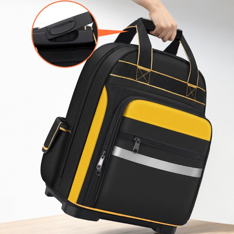 Sac à dos d'outil Grande capacité Molded Base Sac à outils Bande réfléchissante pour le site d'emploi