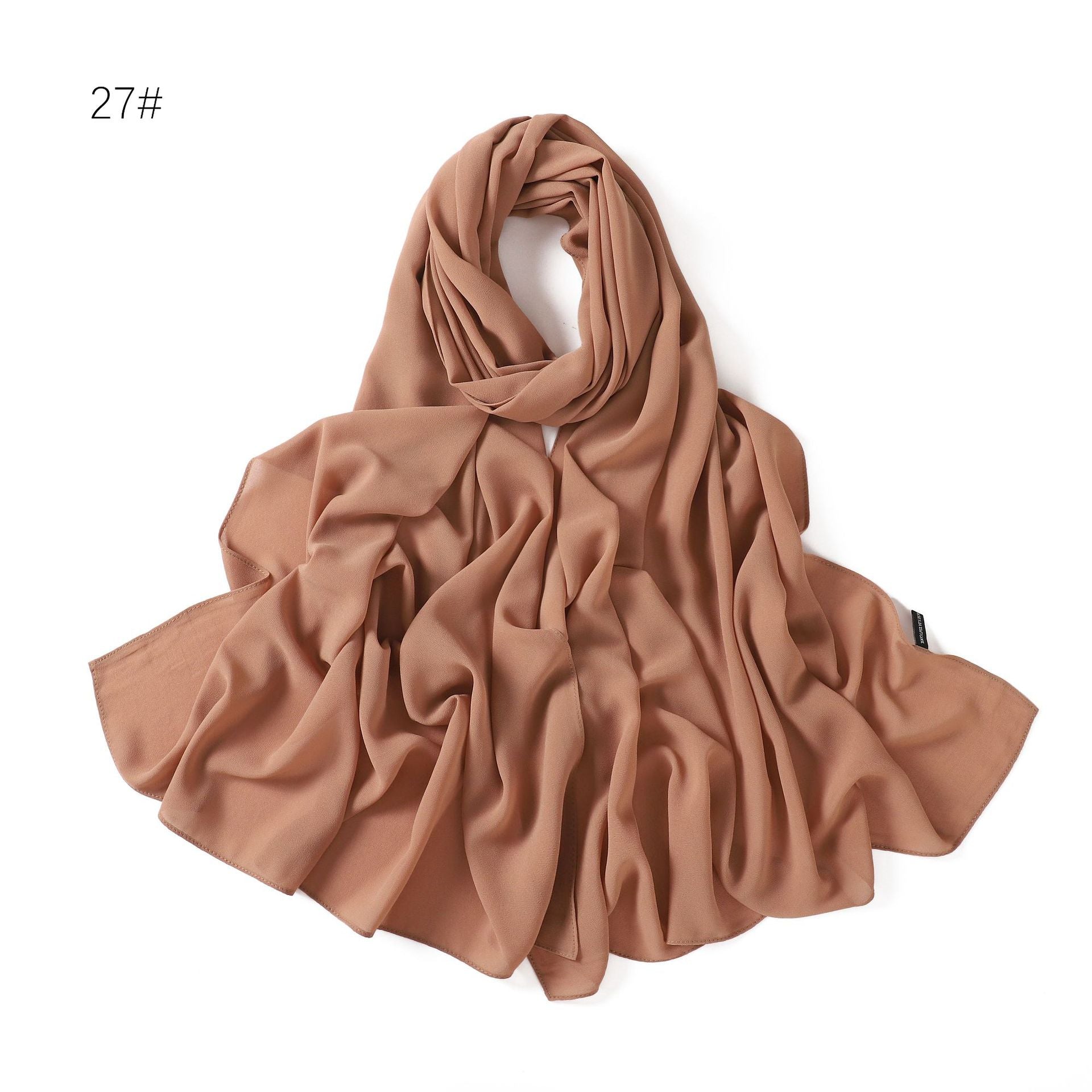 Echarpe de couleur solide pour les femmes