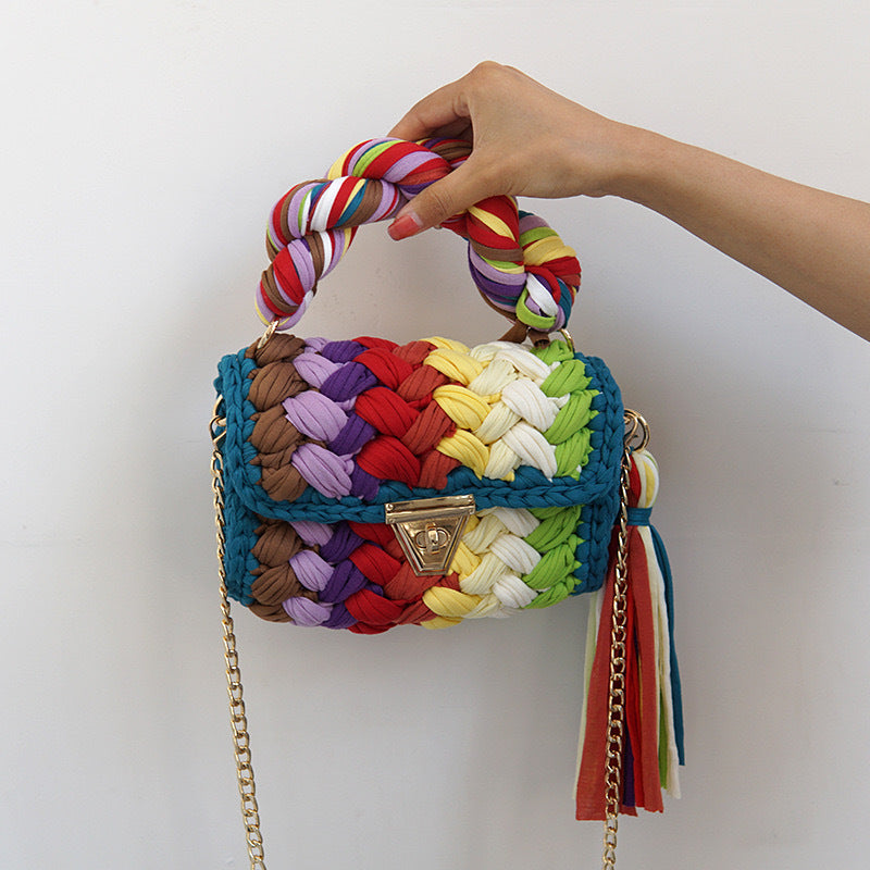 Tissé à la main Womens Tote Bag Style minimaliste