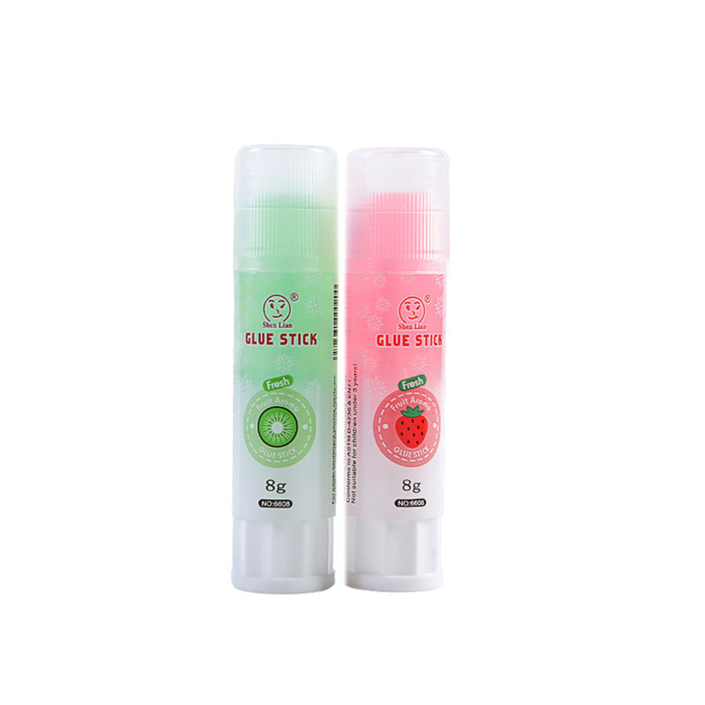 Jelly Couleur Fruit Fragrance Étudiant Colle solide faite à la main