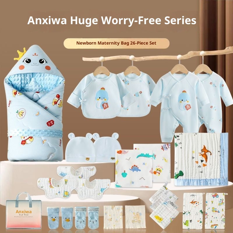 Sac de maternité Ensemble de vêtements de serviette de bain pour swaddle nouveau-né