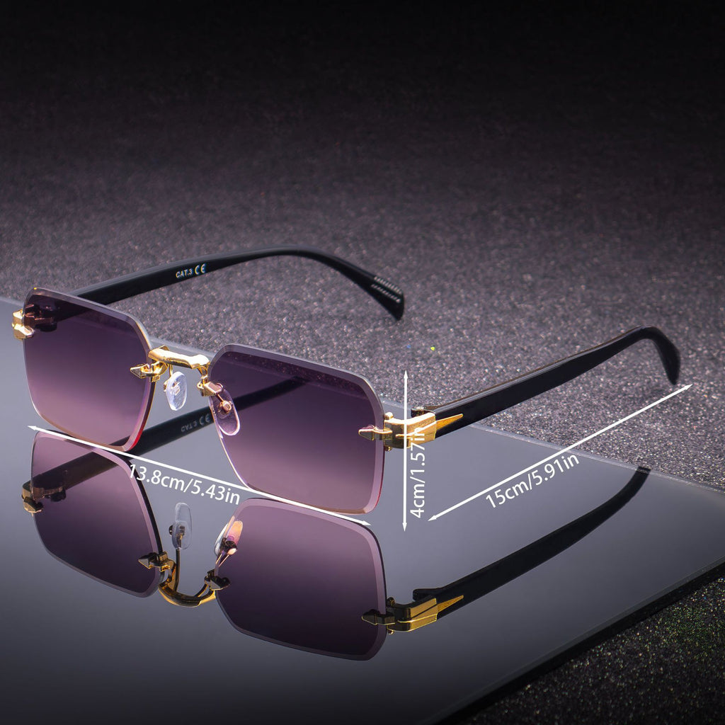 Lunettes de soleil homme sans cadre
