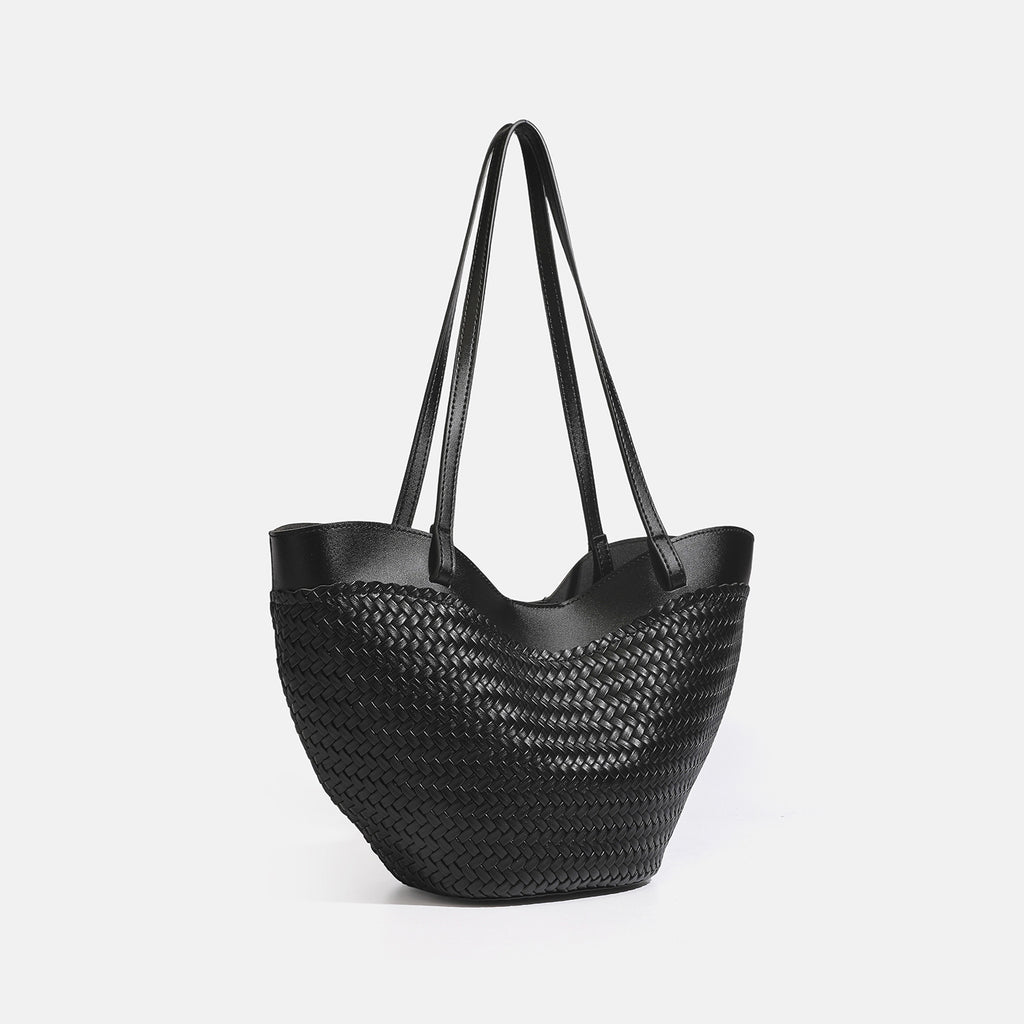 Sac de panier tissé occasionnel