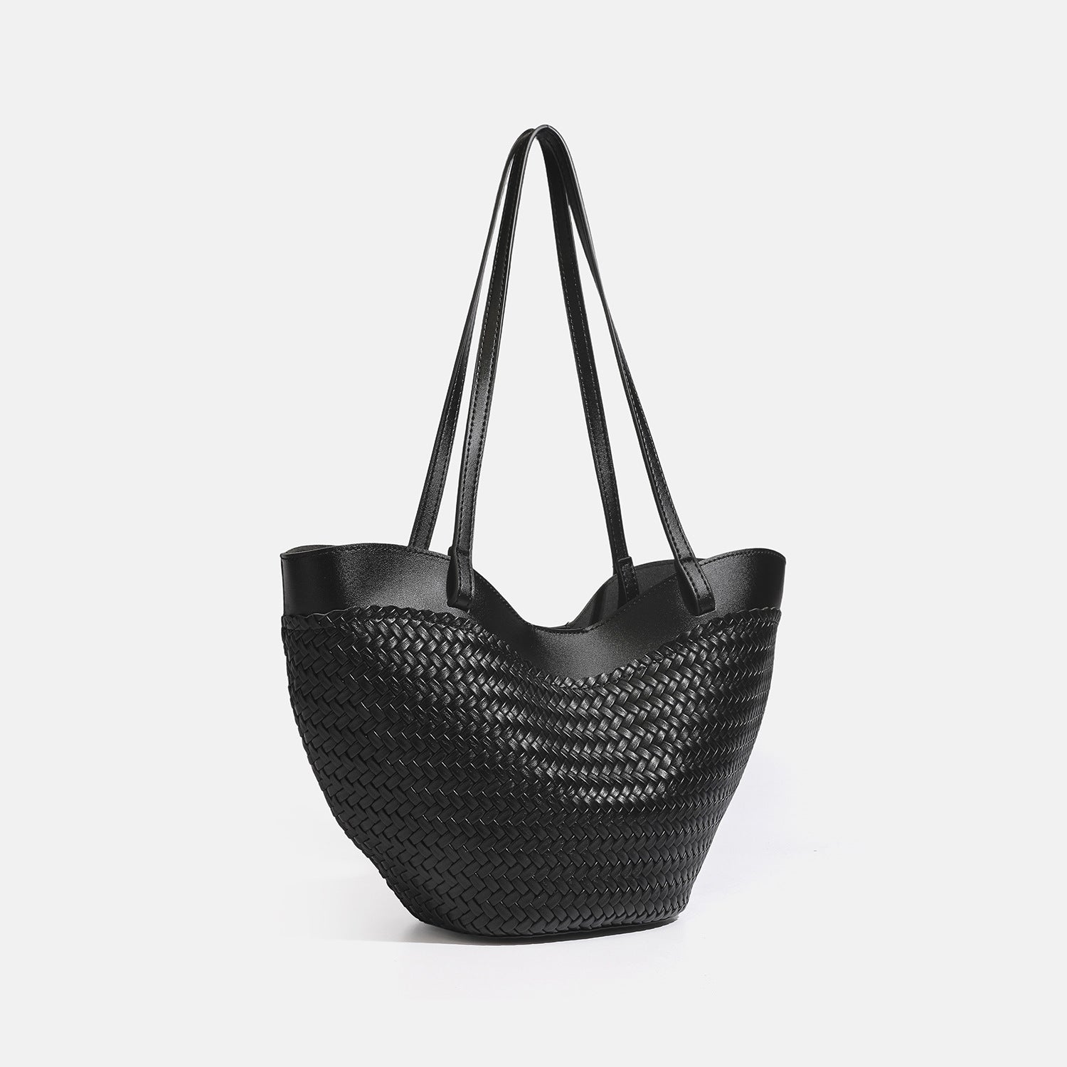 Sac de panier tissé occasionnel