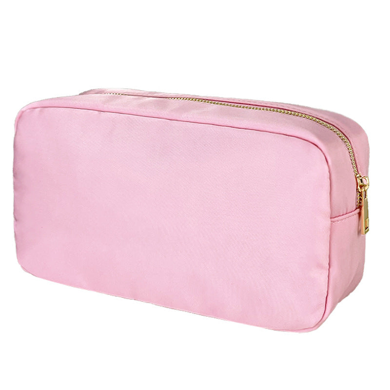 Sac de maquillage en nylon imperméable à l'eau à grande capacité