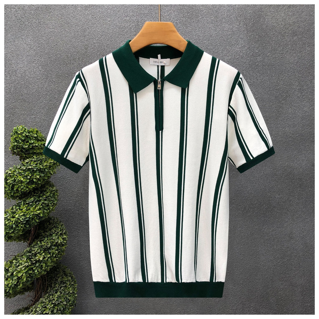 Polo à manches courtes à manches courtes pour hommes