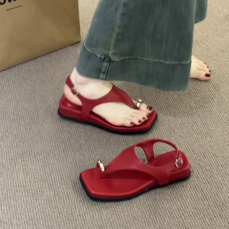 Sandales romaines vintage française d'été