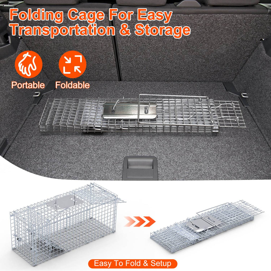 1Pc 25.59Inch Trap d'animaux vivants et humains pour la cage d'été de printemps