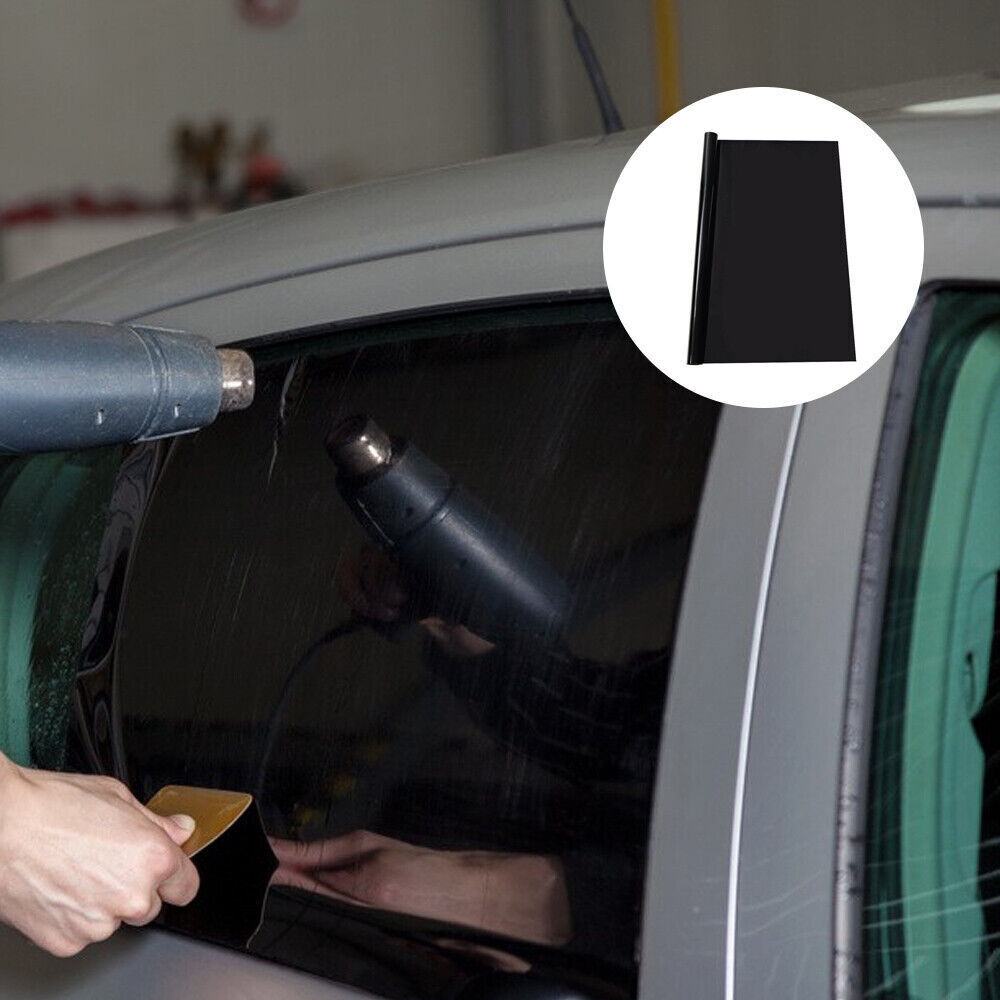 6M X 75CM CAR WINDOW TINT FILM KIT TINTING SUPER DARK BLACK LIMO À TUBE