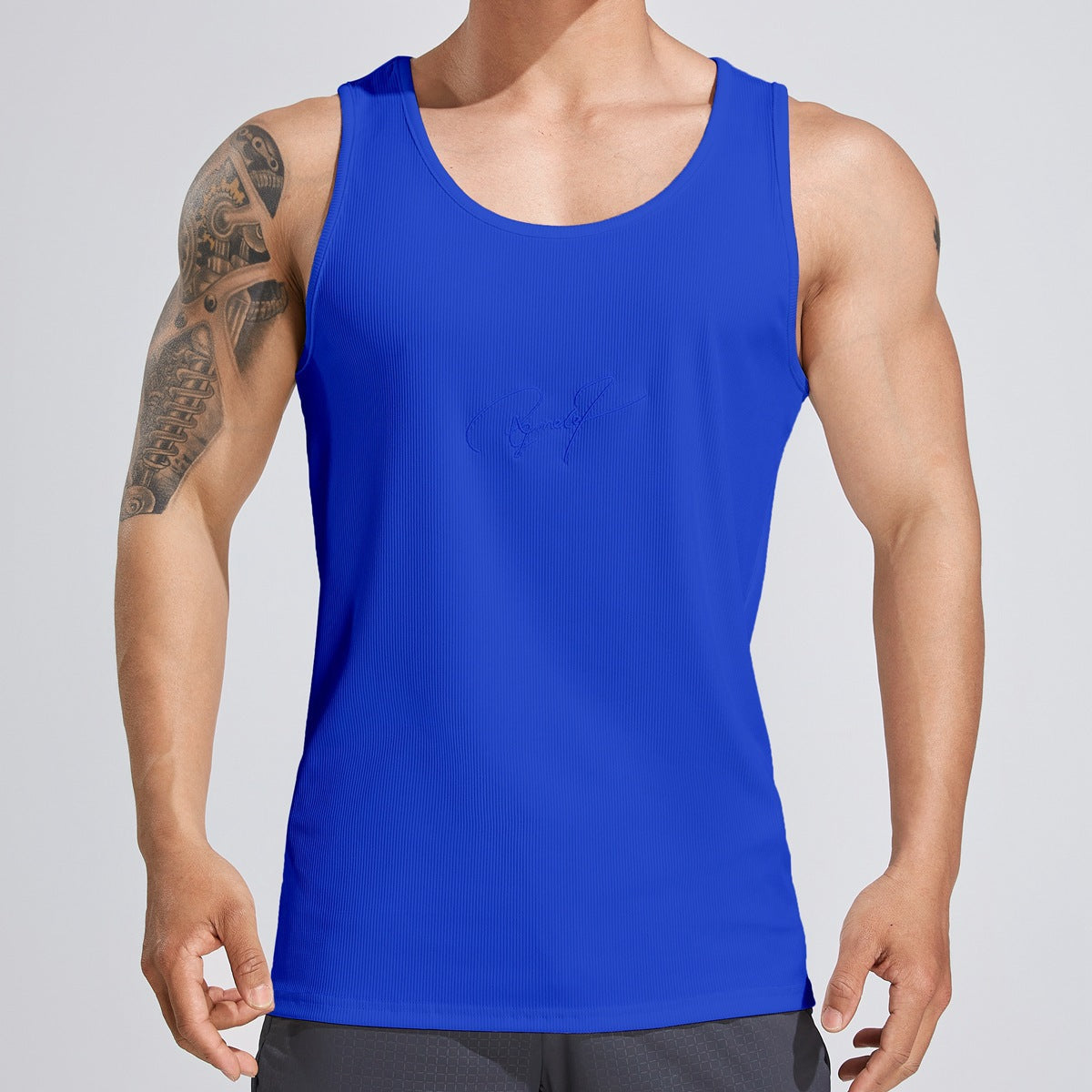 American Outdoor Running Hommes Casual Exercise Sleeveless Top