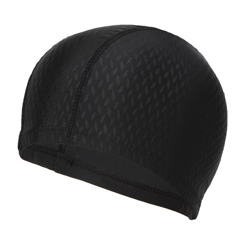 Homme Nage Cap de tissu Design Ne limite pas la tête grande taille
