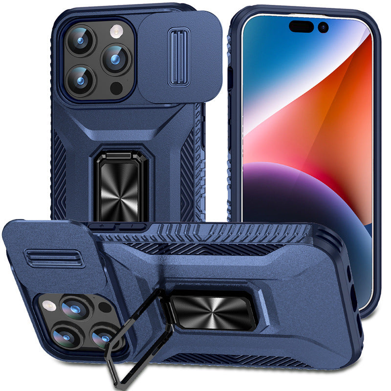 Fenêtre coulissante Ring-pull 17 Pro cas de téléphone Max