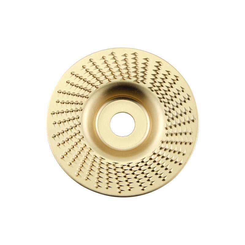 Broyage du bois Disque de broyage plat Angle oblique Tour de polissage en plastique