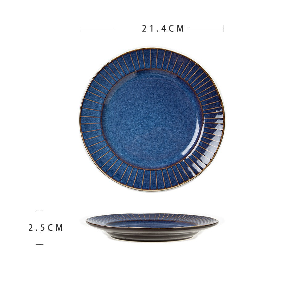 Belle plaque de dîner en céramique Sens avancé de Micro Flaw