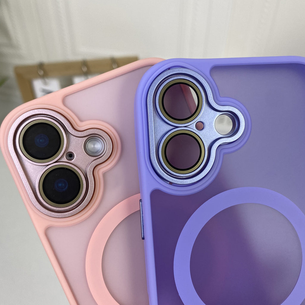 JD Magnetic Matte Phone Case Tout inclus résistant à la chute