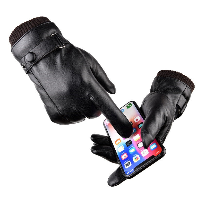 Automne et hiver chaud Touch écran polaire épais gants imperméables