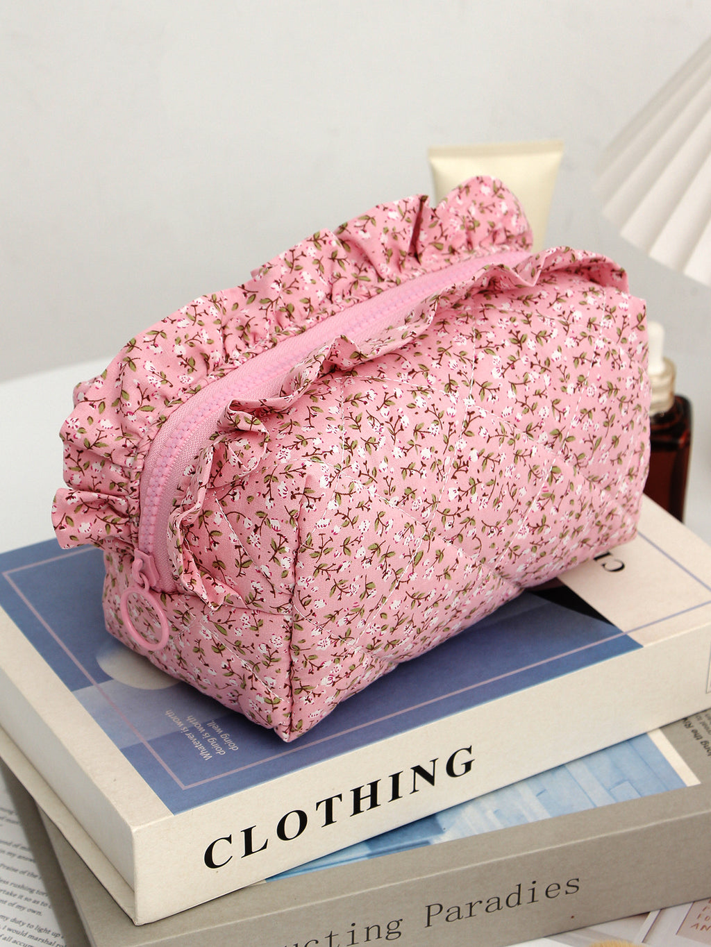 Sac de maquillage en dentelle pour filles de style coréen