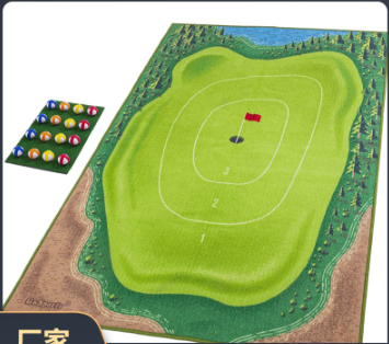 Tapis d'entraînement de golf pour balançoire Jouets parents-enfants Balle Trace Directionnelle Tapis Swing Path Pads S