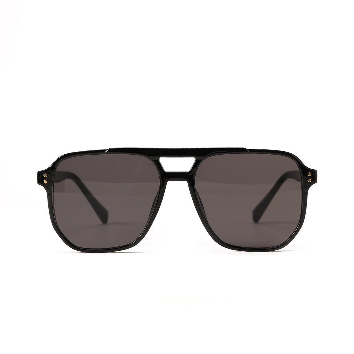 Lunettes de soleil carrées à double faisceau de mode pour femmes