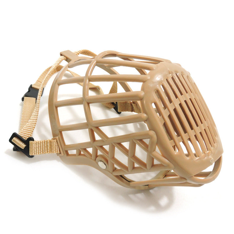 Muselière de chien dans les masques anti-bite et barking