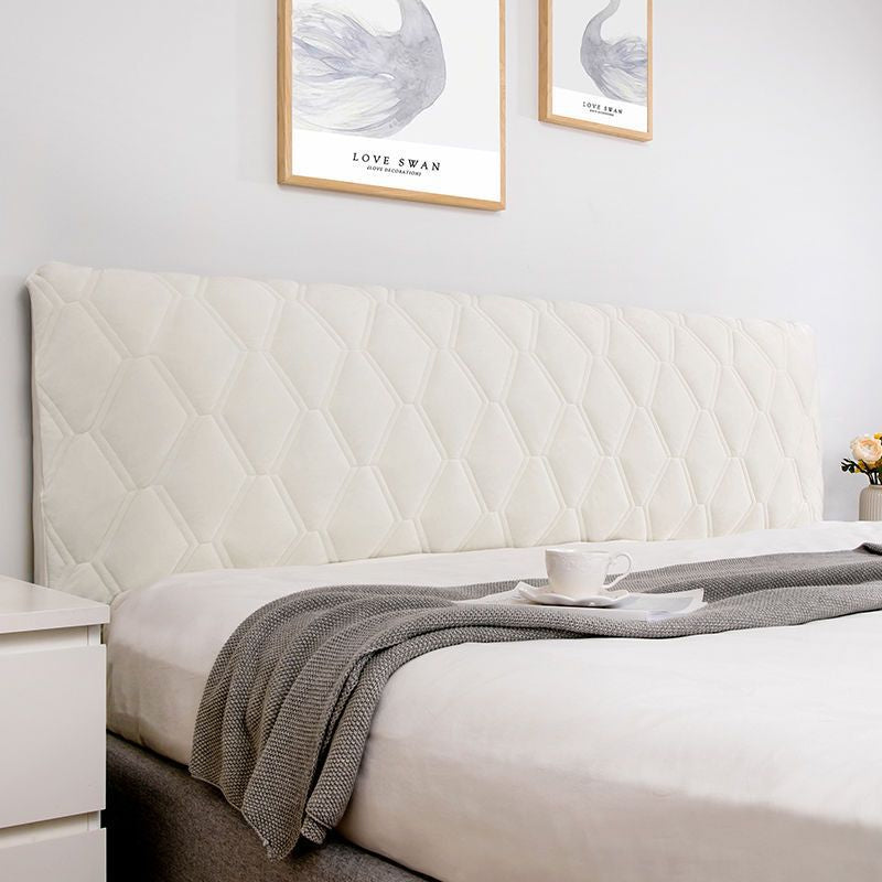 Tissu tout inclus Soft rembourré Protection tête de lit en bois