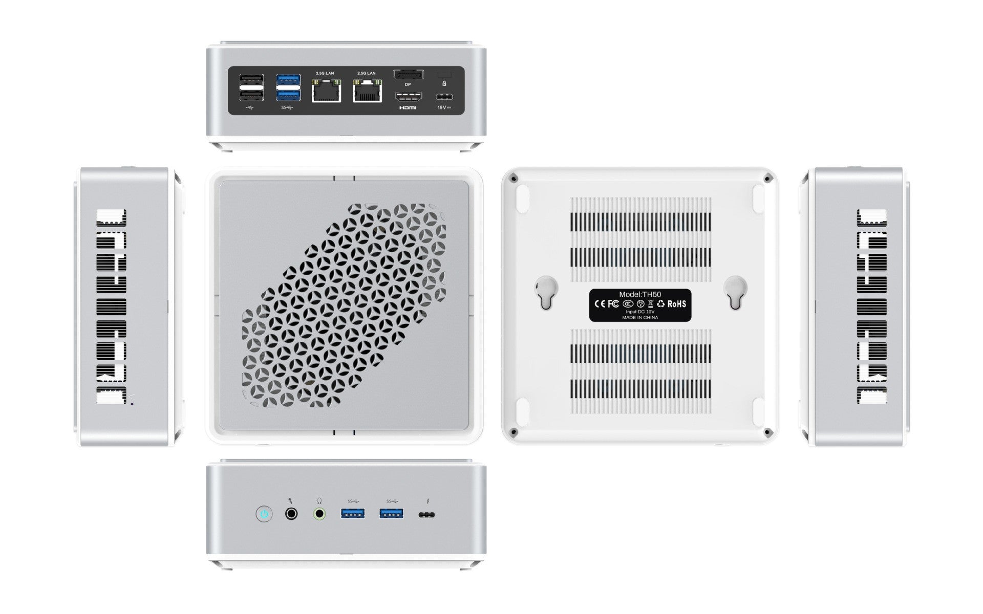 Mini PC MINISFORUM TH50 Core I5-11320H Mini HD Bureau Micro Hôte