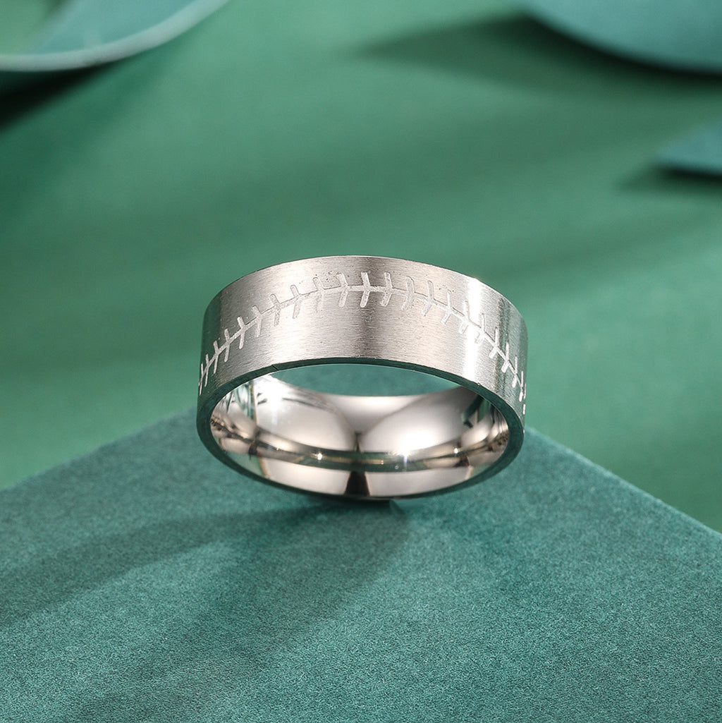 Style acier inoxydable bague dopamine