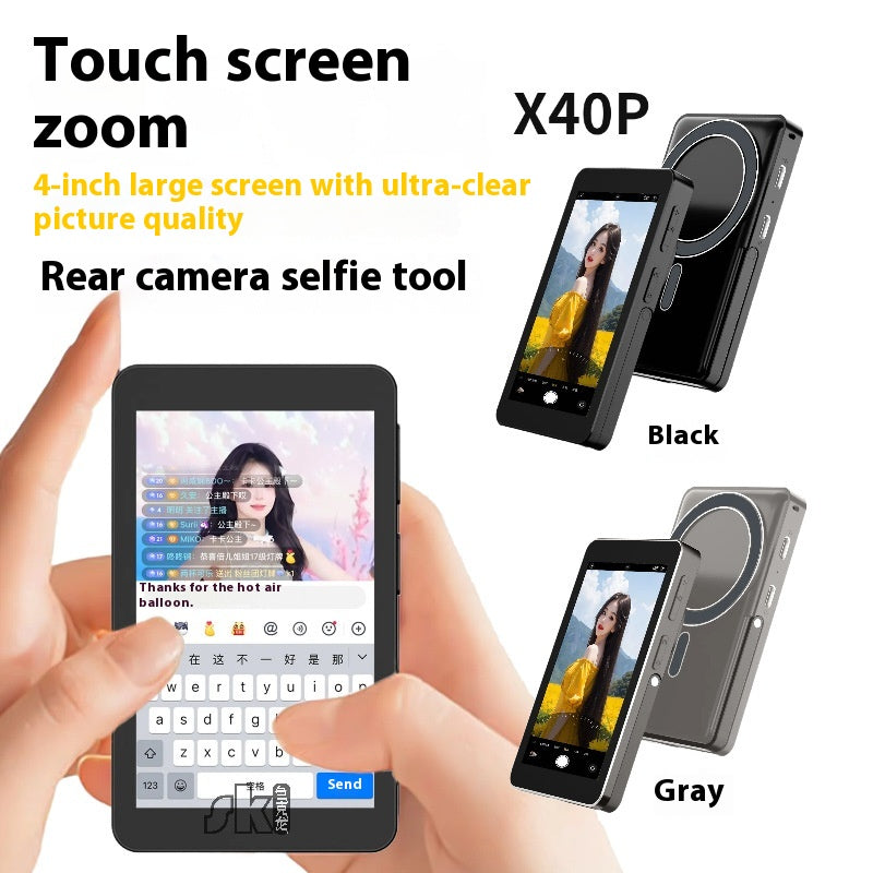 Touch Écran Zoom Téléphone mobile Aspiration magnétique arrière