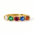 Anneau de Zircon à la mode et tendance