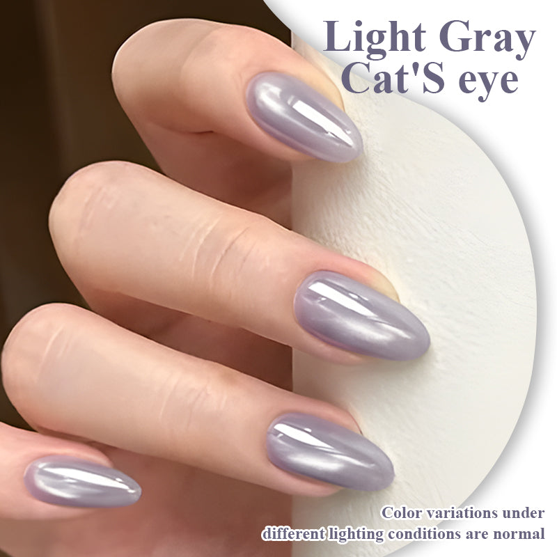 MsRainbow Starry Series Taro Grey Cat Eye Gel polonais 10ml