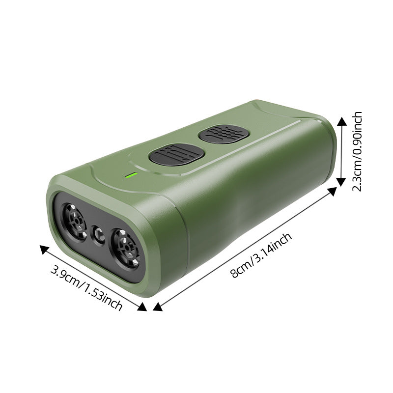 Répulsif et dispositif d'entraînement portatif à ultrasons anti-brouillard.