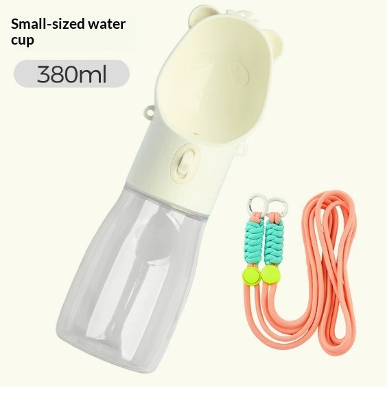 Pet Water Cup Bouteille d'eau Portable Fontaine extérieure pour chiens
