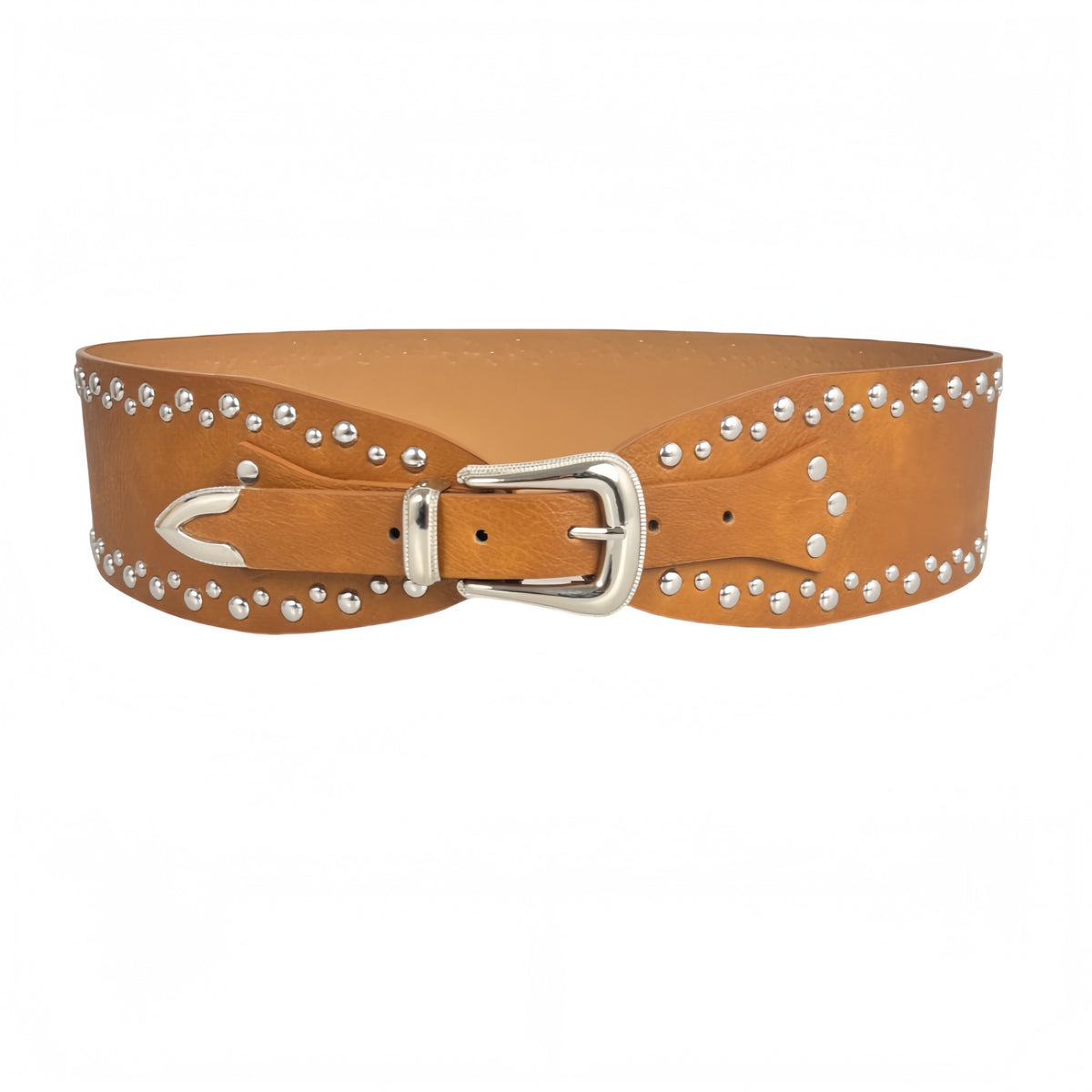 Rivet Punk large ceinture mode et polyvalent style vintage