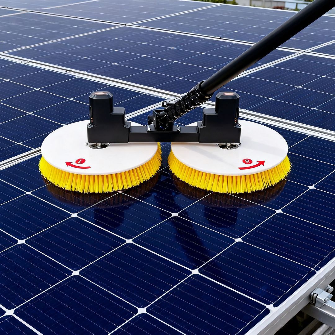 Robot de nettoyage électrique pour panneaux photovoltaïques
