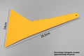 Triangle Scrapeur-jaune Grand Modèle-Un Pack