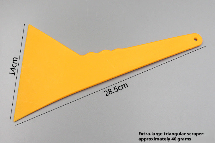Triangle Scrapeur-jaune Grand Modèle-Un Pack