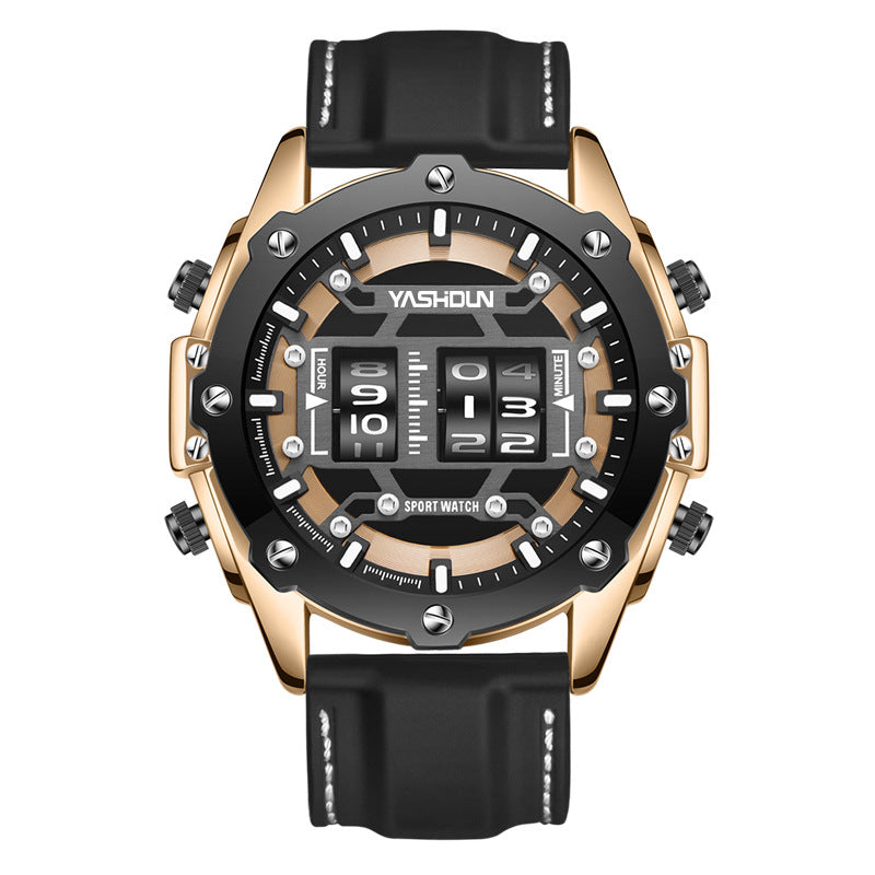Montre homme multifonction personnalisée avec une sangle en silicone sport