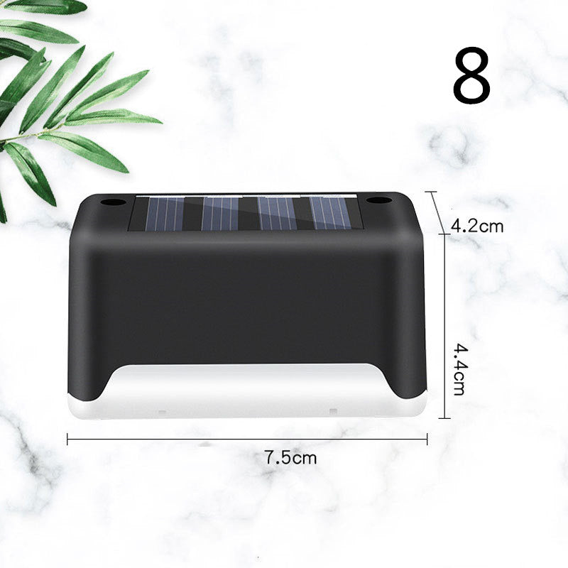 Mise à niveau de lampe solaire LED étanche lumières de pont solaire Solar Step lumière extérieure pour Pat