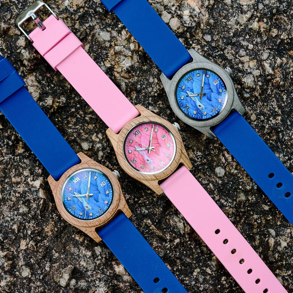 Montre en bois naturel pour les femmes - Montre Quartz Eco-friendly légère avec minimaliste