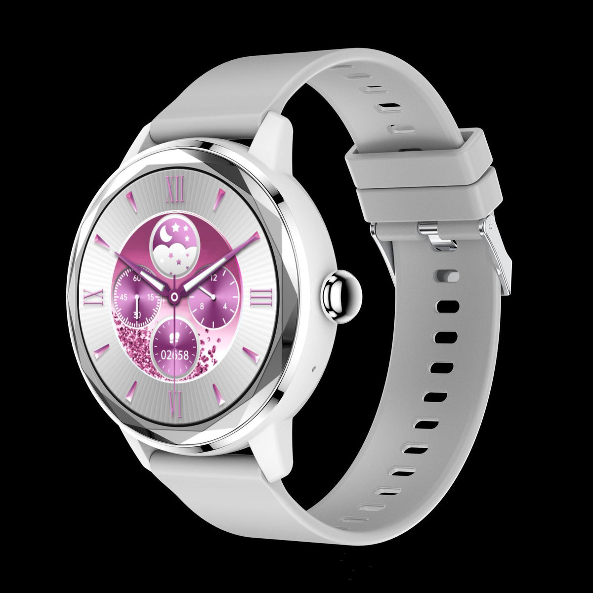L'apparence mode des femmes Petite Exquise Real Heart Rate Blood Oxygen Smart Watch