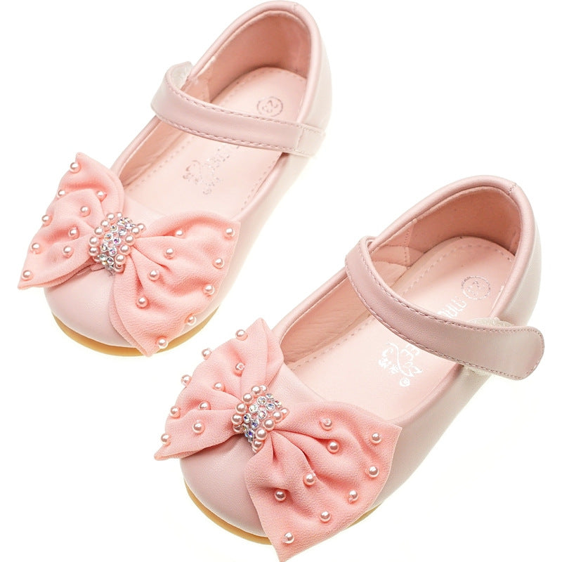 Princess Bow Girls' Banquet Robe Fleur Chaussures fille