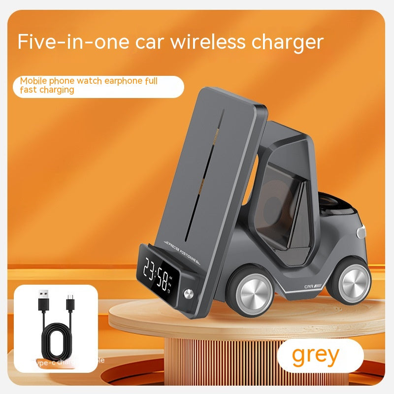 15W Bracket de recharge rapide d'appareils sans fil à trois en un