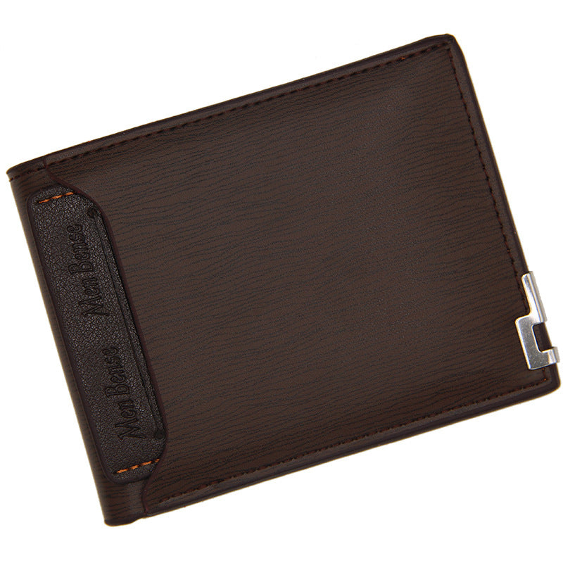 Wallet multifonctionnel à la mode et occasionnel en fer à bord de carte