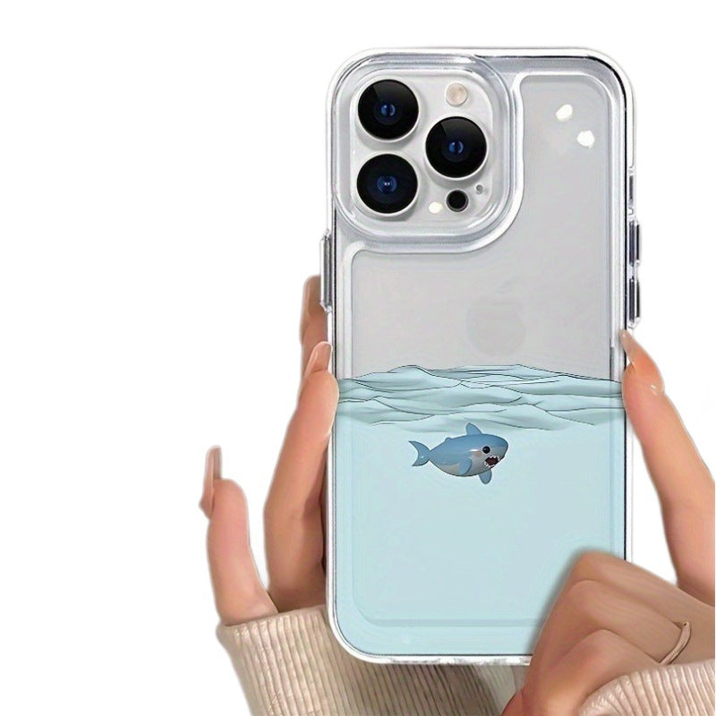 Étui téléphonique tout compris pour l'espace de requin sous-marin