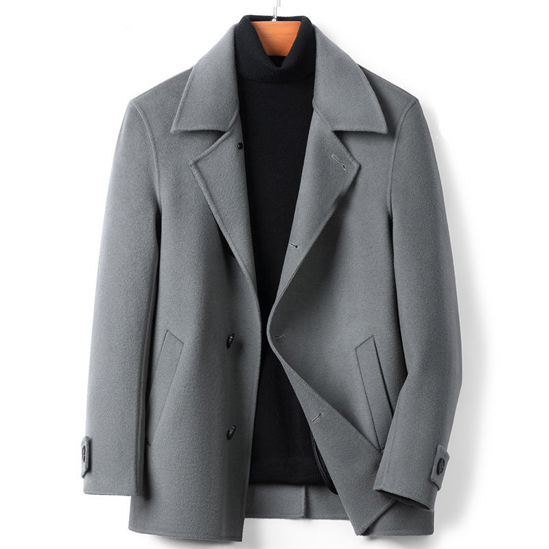 Manteau de mode Woolen sans cachemire