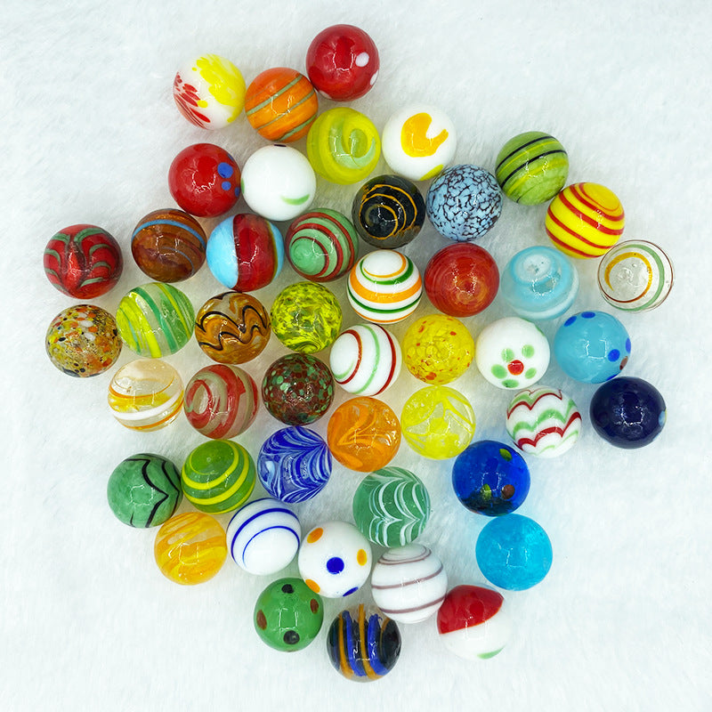 Colorful Solid Game marbres de verre réservoir de poisson et décoration de pot de fleurs