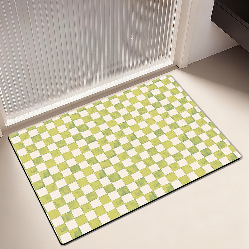 Tapis de porte à séchage rapide Dirt- et résistant aux rayures Tapis de pied Diatomées Terre tapis